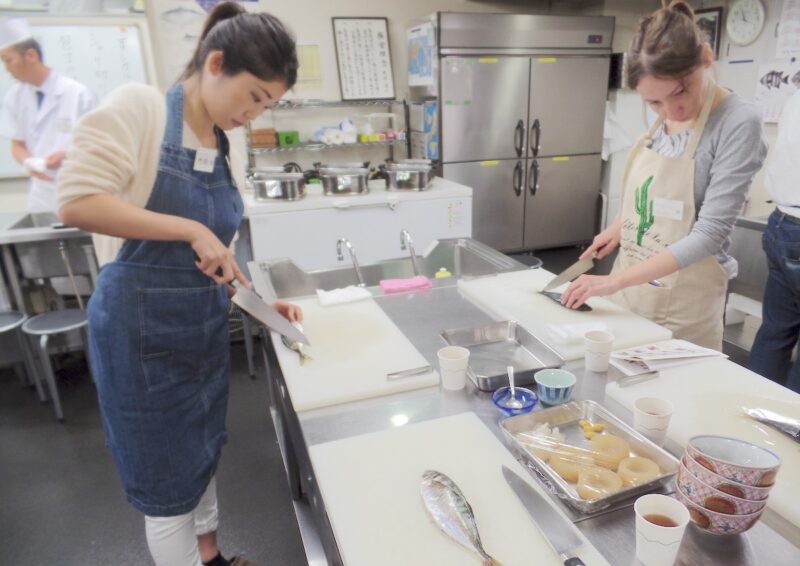 futari style travel cooking sushi class 04