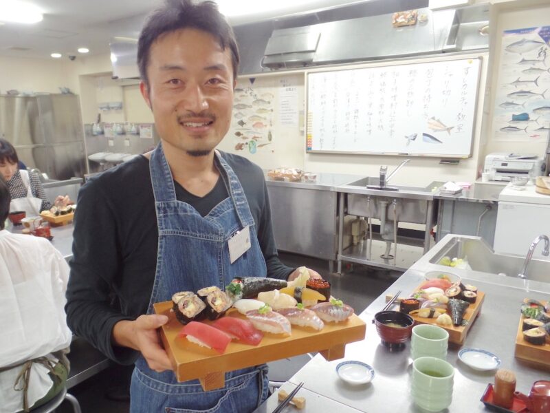 futari style travel cooking sushi class 06