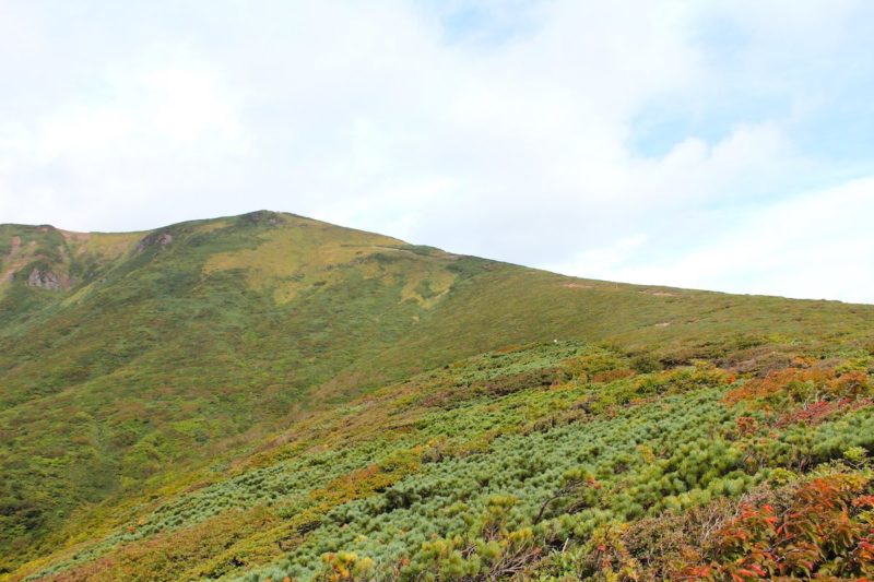栗駒山中央コースの景色